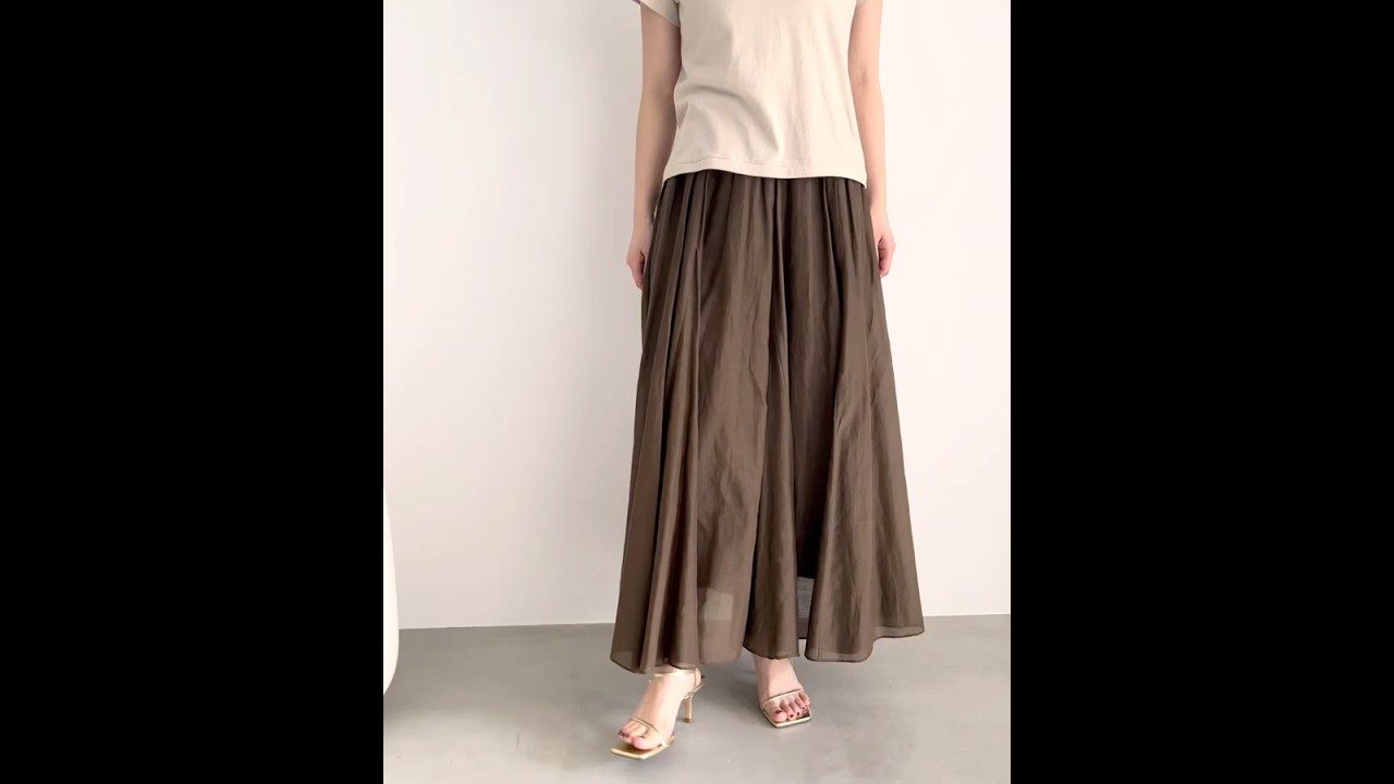ライトフレアロングスカート | MICA&DEAL ONLINE STORE
