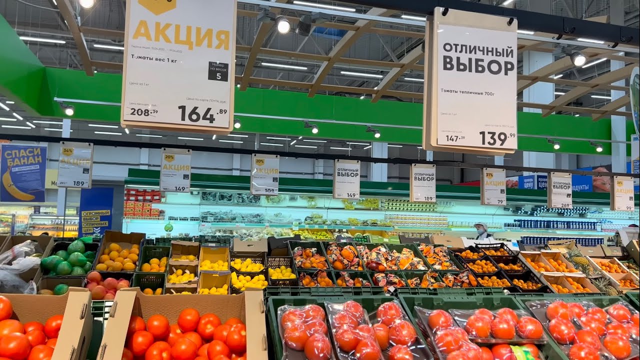 Yaptırımlar Sonrası Rusya'da Market Fiyatları [4K&HDR] Russia - YouTube