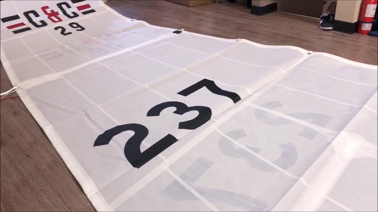 New C&C 29 Mk2 Mainsail - Challenge Sailcloth Warp Drive Tri Radial Dacron