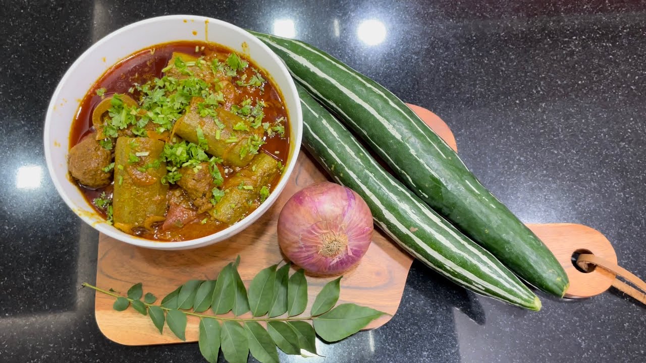 Stuffed Snake Gourd recipe. YouTube