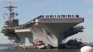 USS George H.W. Bush (CVN 77) homecoming from Norfolk, Va. Part 1.