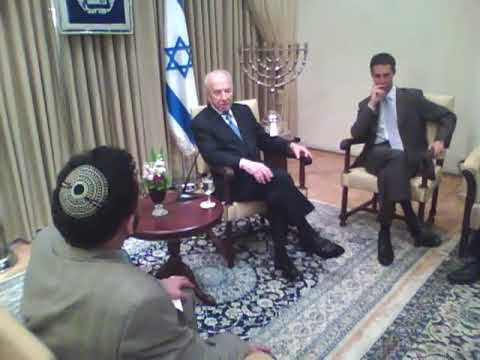 Karmel Melamed: Israeli President Shimon Peres Spe...