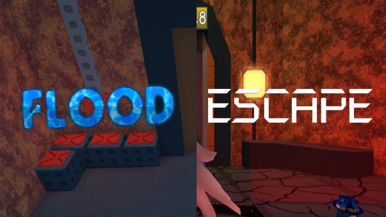 Video Flood Escape Comparison Beneath The Ruins Flood Escape 1 - roblox how to beat sinking ship flood escape 2 youtube