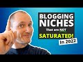 Blogging Niches That Are NOT Saturated (Learn To Spot Them!)