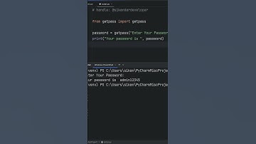 How to Take Secure Password Input in Python 🔐 (getpass Explained)
