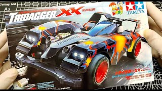 TAMIYA MINI 4WD TRIDAGGER XX Unboxing and Assembly screenshot 1
