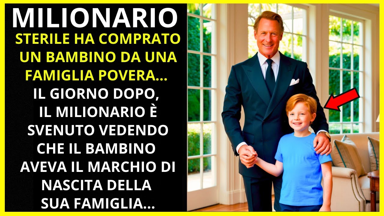 UN MILIONARIO STERILE HA COMPRATO UN BAMBINO DA UNA FAMIGLIA POVERA IL ...