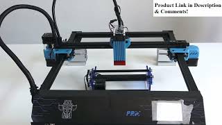 Twotrees Y-Axis Rotary Roller 360 Laser Engraving Installation Video