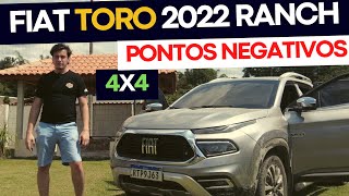 Pontos Negativos Fiat Toro 2022 Ranch 4x4 screenshot 5