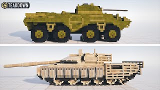 BTR-90 vs T-72B3M TANK | Teardown