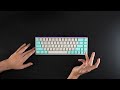 EL MEJOR TECLADO CALIDAD - PRECIO: Melgeek Made68