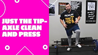 Just the tip  How to Axle clean and Press