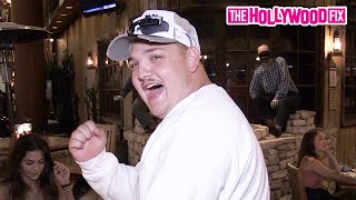 Connor Yates Celebrates His 'Sway For Life' Movement While Partying With Friends At Saddle Ranch
