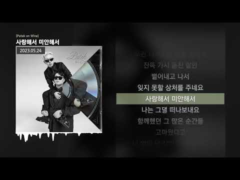 PATEKO 파테코 Kid Wine 사랑해서 미안해서 Patek On Wine ㅣLyrics 가사