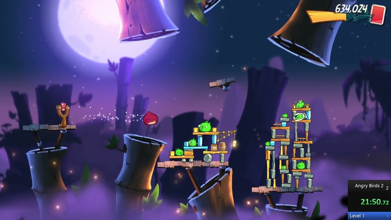 Angry Birds 2 New Save Level 45 Speedrun World Record !