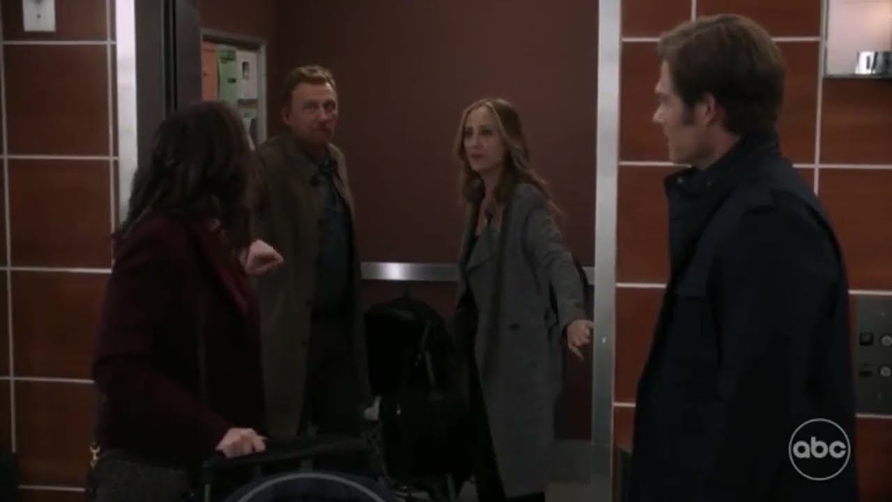 Amelia and Link Grey's anatomy season 18x17 scene 4 YouTube