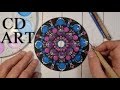 Recycle Old CD into ART Dot Mandala Painting | How To Paint Dot Mandalas Lydia May