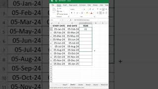 MONTH WORK DAYS IN EXCEL #youtube #india #new #shortvideo #viralshort #shortsfeed #trending #short
