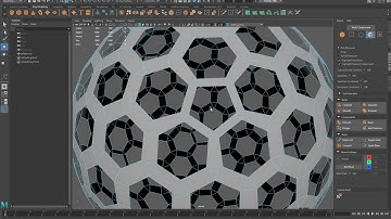 Maya: Modeling round holes in sphere