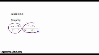 Grade 10 Algebraic fractions - Simplifying 1.mp4