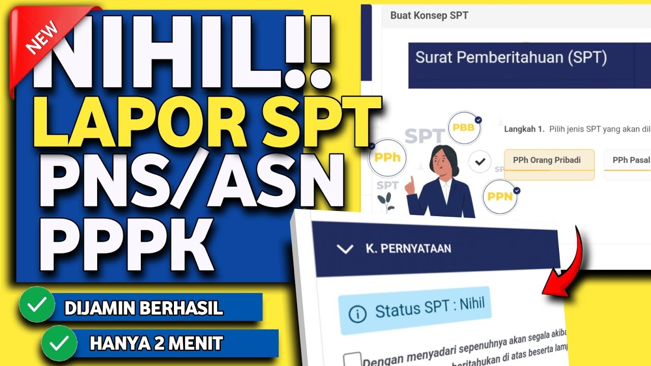Cara Lapor SPT Tahunan Pribadi Nihil di Coretax untuk PNS, PPPK, TNI, Polri, Karyawan