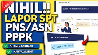 Cara Lapor SPT Tahunan Pribadi Nihil di Coretax untuk PNS, PPPK, TNI, Polri, Karyawan