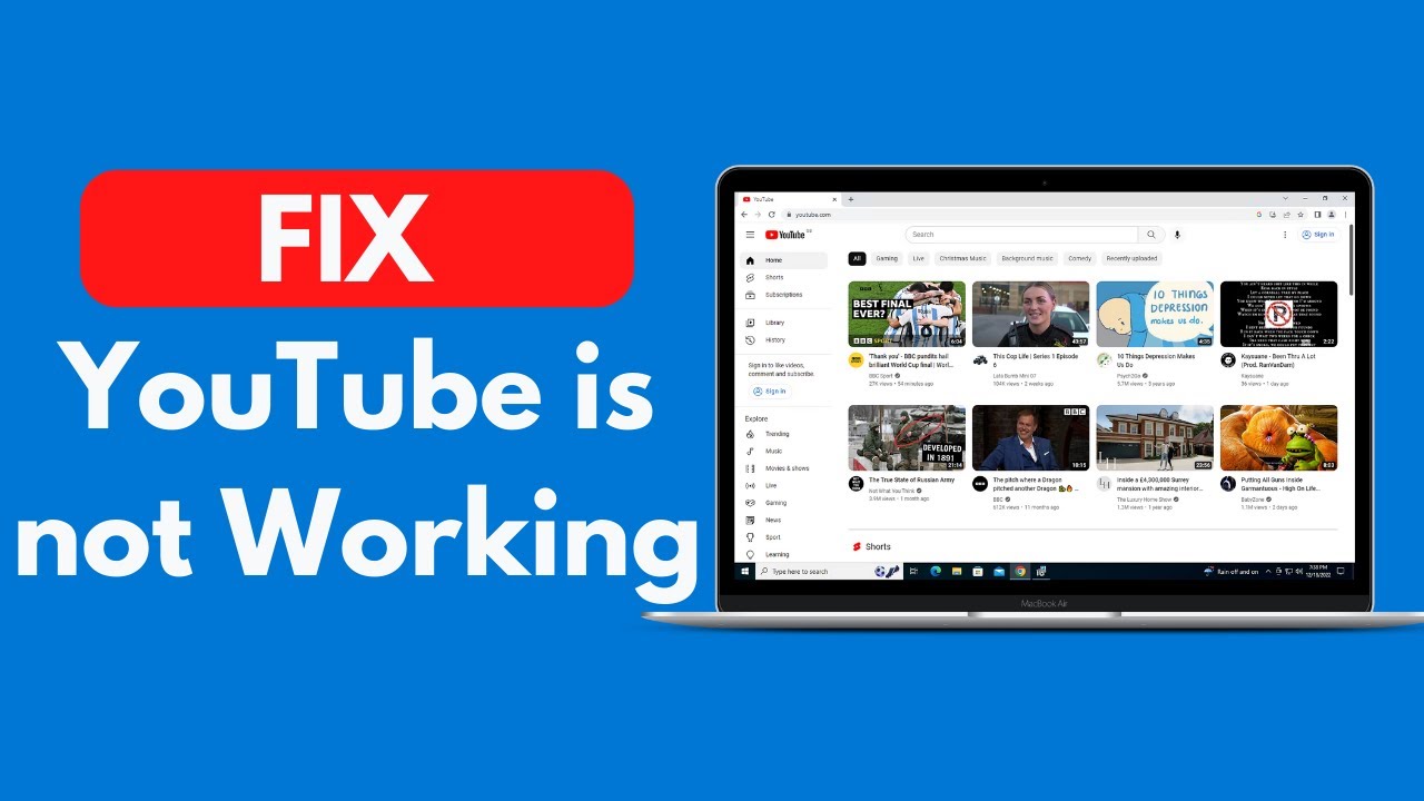 FIX YouTube is not Working on Chrome on Windows 10 Laptop  PC