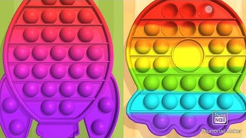 Pop it fidget 3D Gameplay !Very relaxing and satisfying All Levels Gameplay Walkthrough ,Android iOS