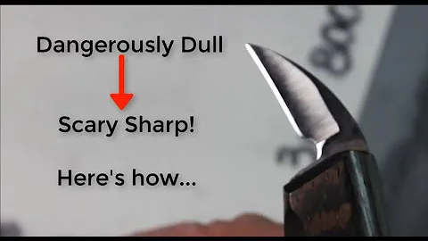 How to Sharpen Your Knife from Dangerously Dull to Scary Sharp!