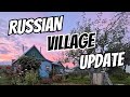 Russian WWII Veteran & American War Veteran Show Their Garden's Progress in Russia| AMAZING!