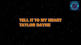 Taylor Dayne - Tell it to my heart (Lyrics)