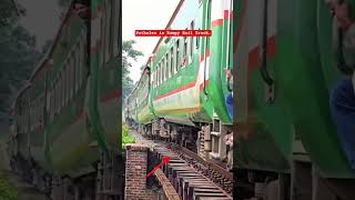 Potholes in Bumpy Rail Track. #railway #train #oldrailway #shorts