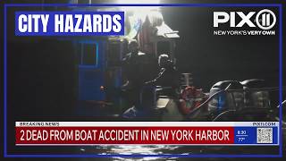 Baby, woman die as boat capsizes in New York Harbor; 12 others injured