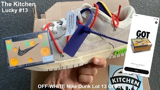 I Hit Exclusive Access OFF-WHITE Dunk Lot 13 & They Were Almost Stolen! @wedontcookfood The Kitchen