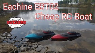 Cheap RC Boat Eachine EBT02 Very Fun for the Price 