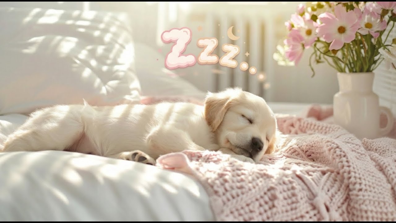 10 Hours of Relaxing Sleep Music for Dogs 💤 Separation Anxiety Relief & Deep Sleep 🐶💖 (No Ads)