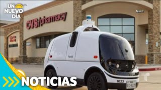 Prueban robots para hacer entregas de medicinas | Un Nuevo Día | Telemundo screenshot 5