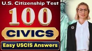 2023 USCIS Random Official Test Questions for US Citizenship, 100 Civics, Interview, Ciudadania 2024