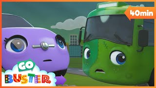 Zombie Buster At The Carwash | Go Buster | Classic Vehicle, Truck and Car Cartoons for Kids screenshot 4