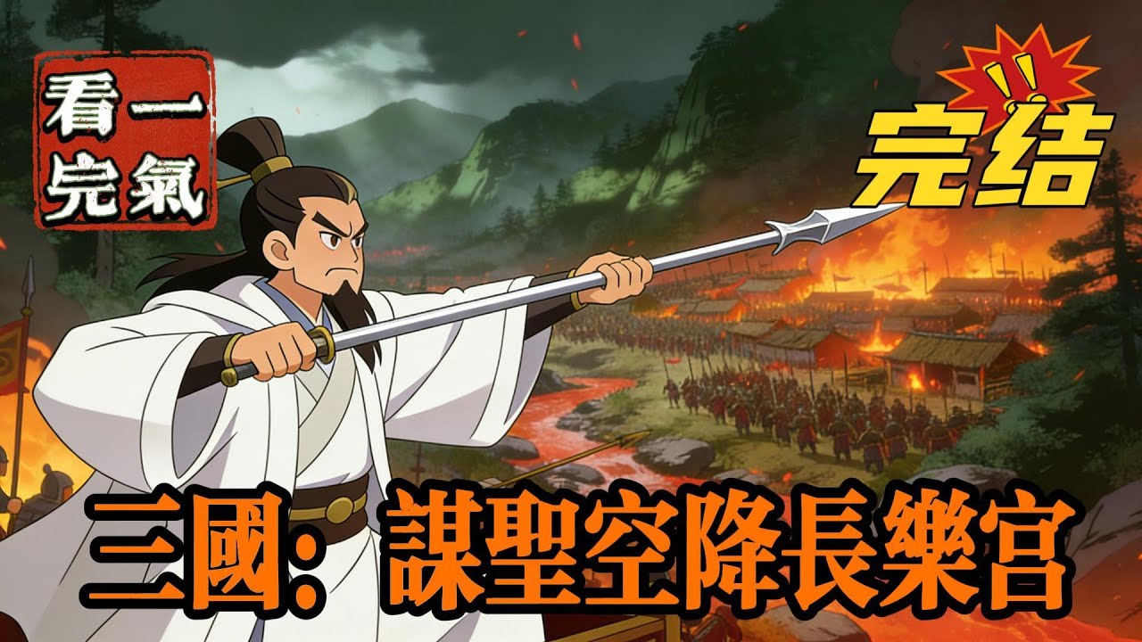 💥💥💥完结！《三国：谋圣空降长乐宫》李沐穿越到了东汉末年。原本想着能有一番作为，却不料刚来就被孙策一顿暴打。自此二人结怨，一切都将归李沐，也再无三分天下之说！#三国 #漫画解说#穿越#有声漫画#爽文