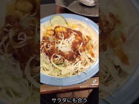 松屋観察記【(生野菜にバーベキューソース)】