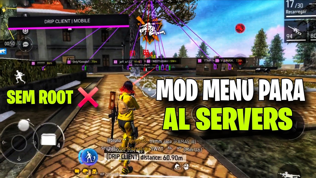 NOVO HACK GRÁTIS V3 NEW MOD MOD MENU BYPASS ATUALIZADO AIMKIL + ESP LINE + GHOST HACK ANTIBLACKLIST