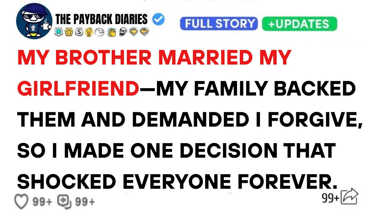 I opened the message and my hands went cold. It was a photo of my younger brother Caleb and my girlfriend Elena at a county registrar's counter, her holding legal documents, his hand resting on...