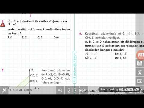 Akıllı matematik atölyem 217-218 sayfa cevapları