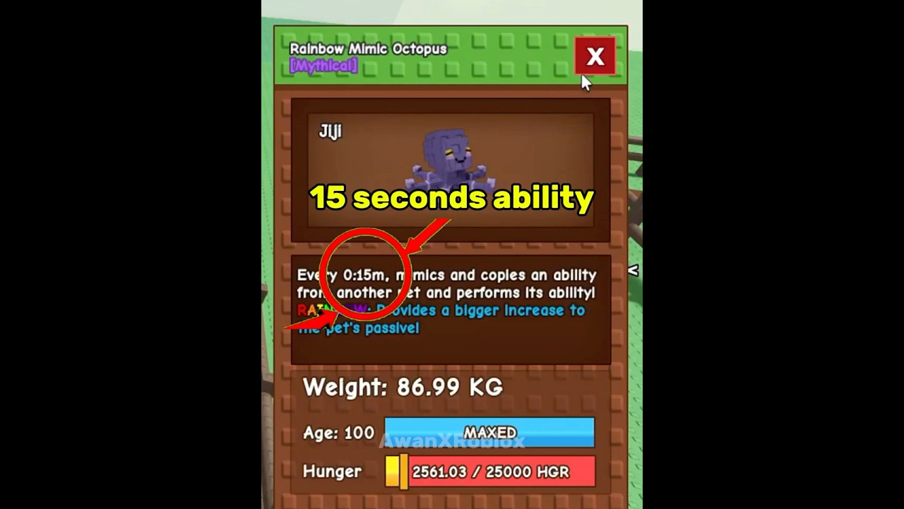 The best pet ever #roblox #growagarden