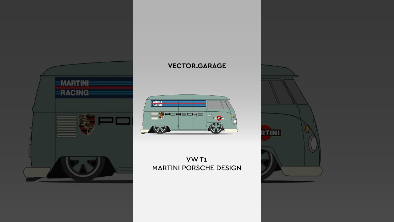 VW T1 Kastenwagen Martini & Porsche Design 