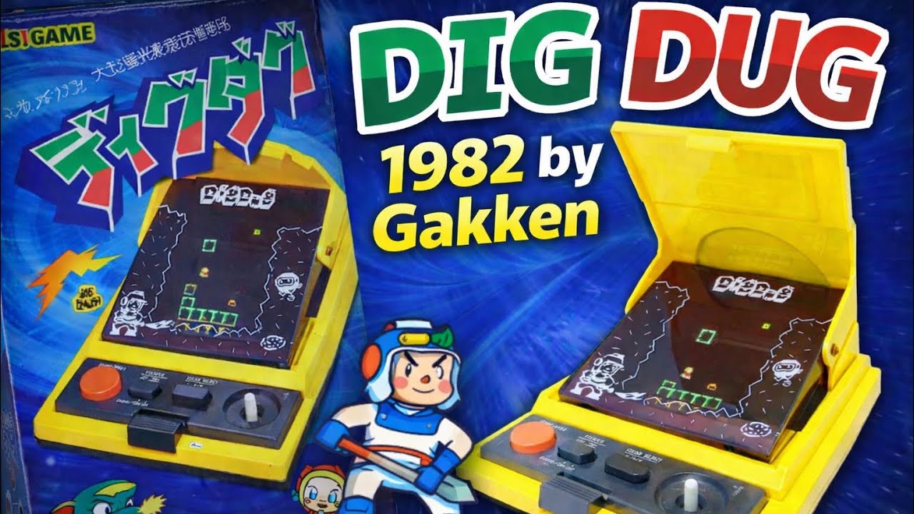 Dig Dug (1982) LCD Tabletop by Gakken - YouTube