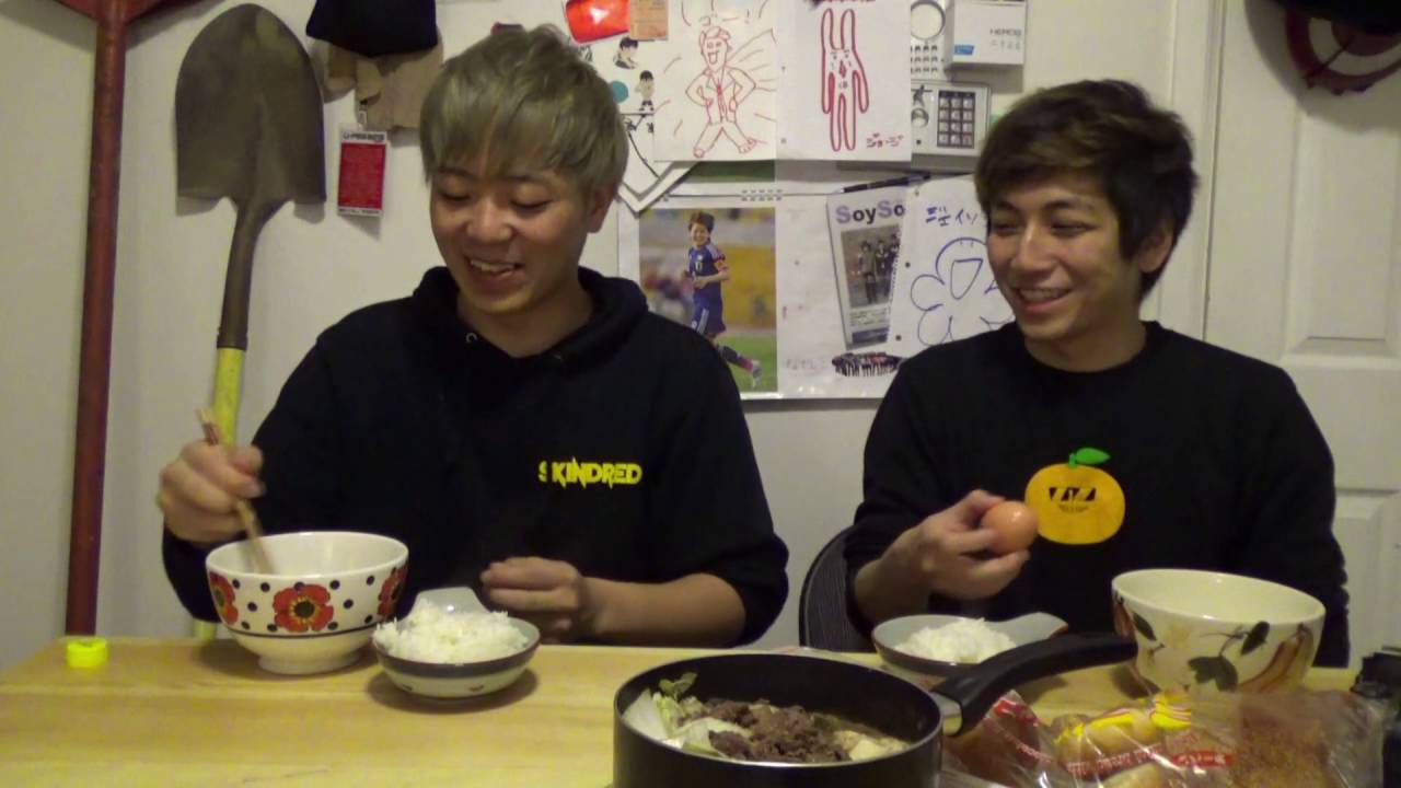 きっかり五分ですき焼きつくってジョージに食わせた