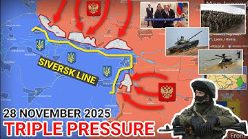 Triple Advance Around Siversk | Defenders Facing Possible Encirclement [28 November 2025]