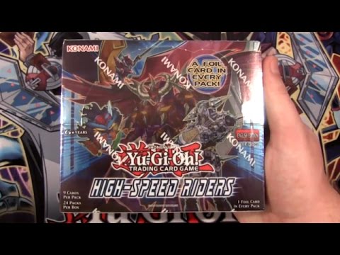 Yugioh High-Speed Riders 1st Edition Unboxing - Speedroid, PSY-Frame ...